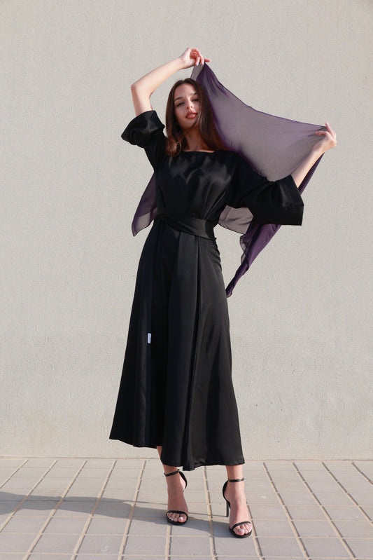 Bousaada Kaftan - Mysterious Black - Hayaa0fficial