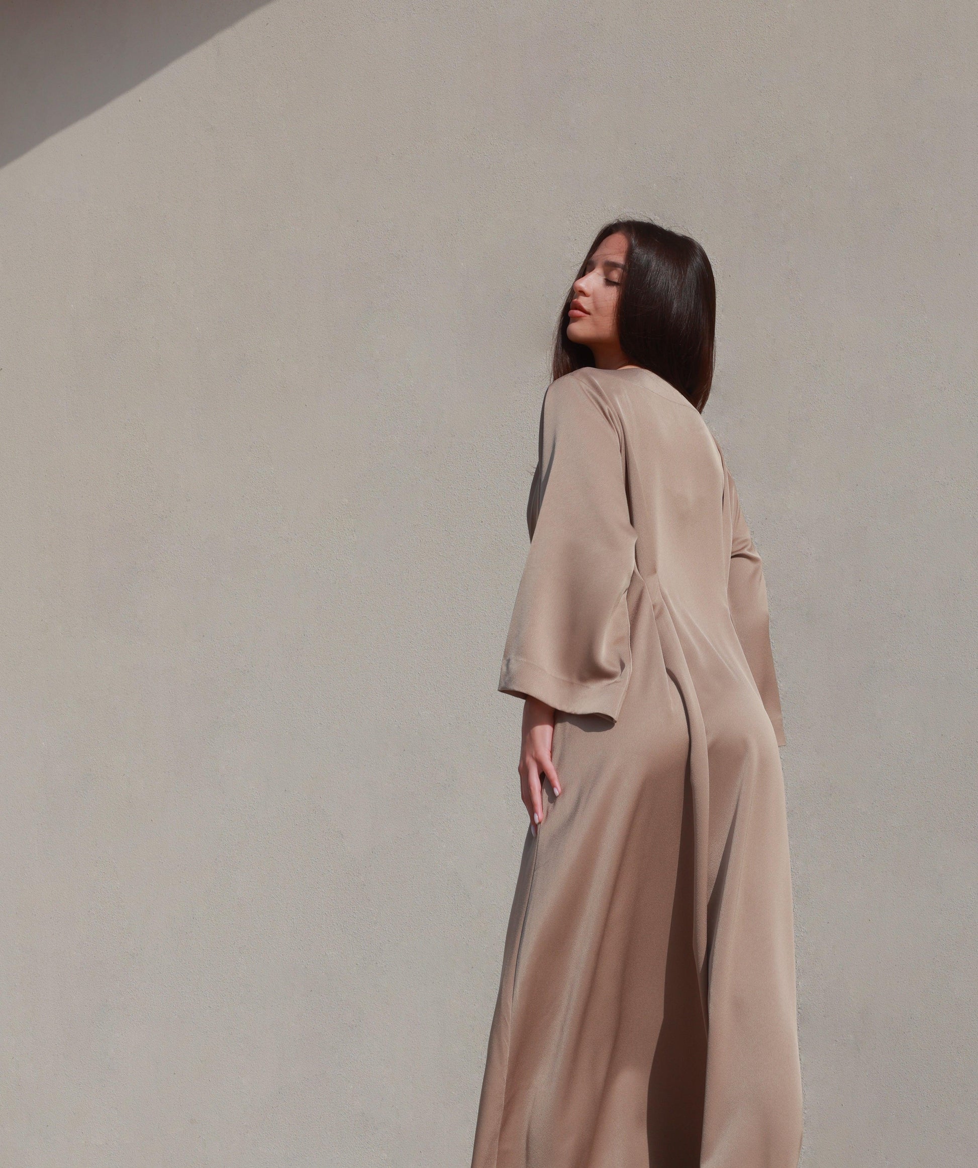 Bousaada Kaftan - Rosy Brown - Hayaa0fficial