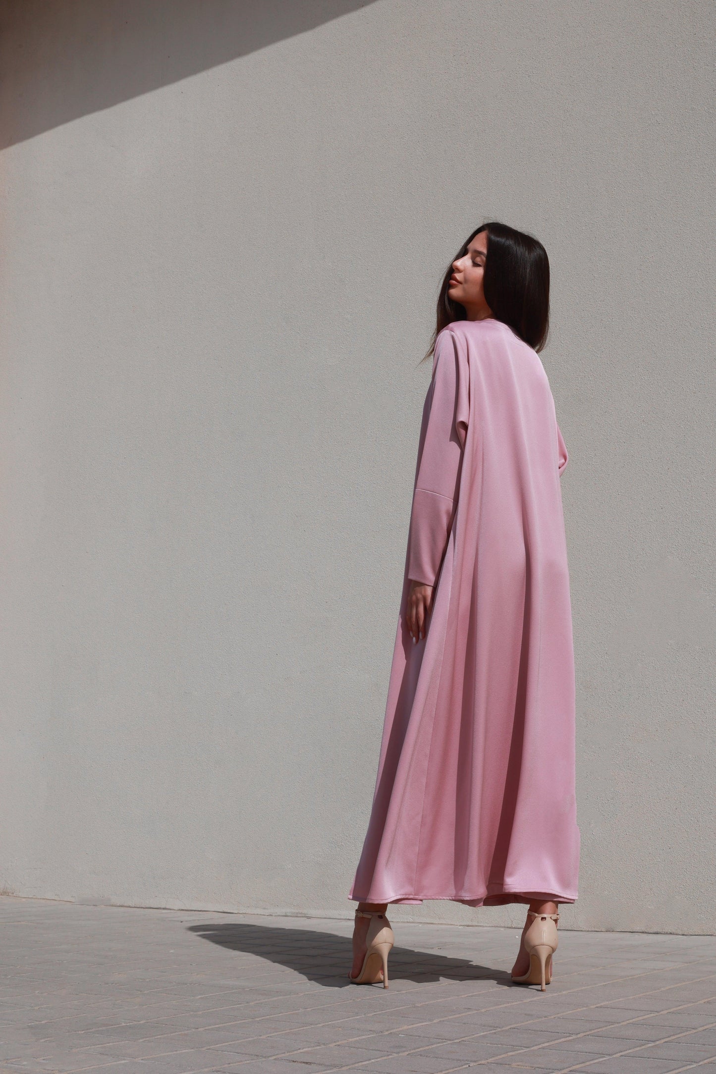 Bousaada Abaya Set - Bright Pink - Hayaa0fficial