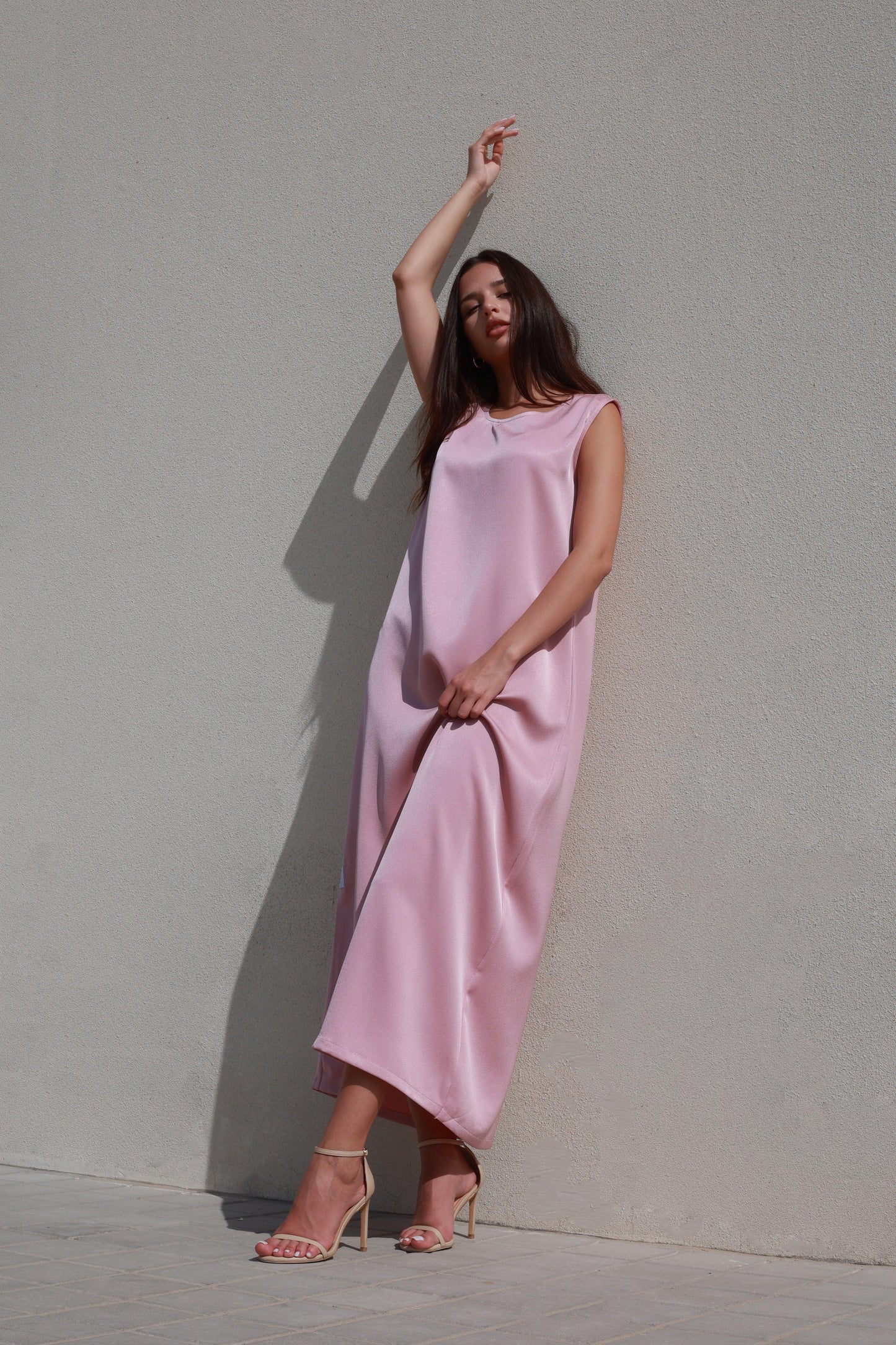 Bousaada Abaya Set - Bright Pink - Hayaa0fficial