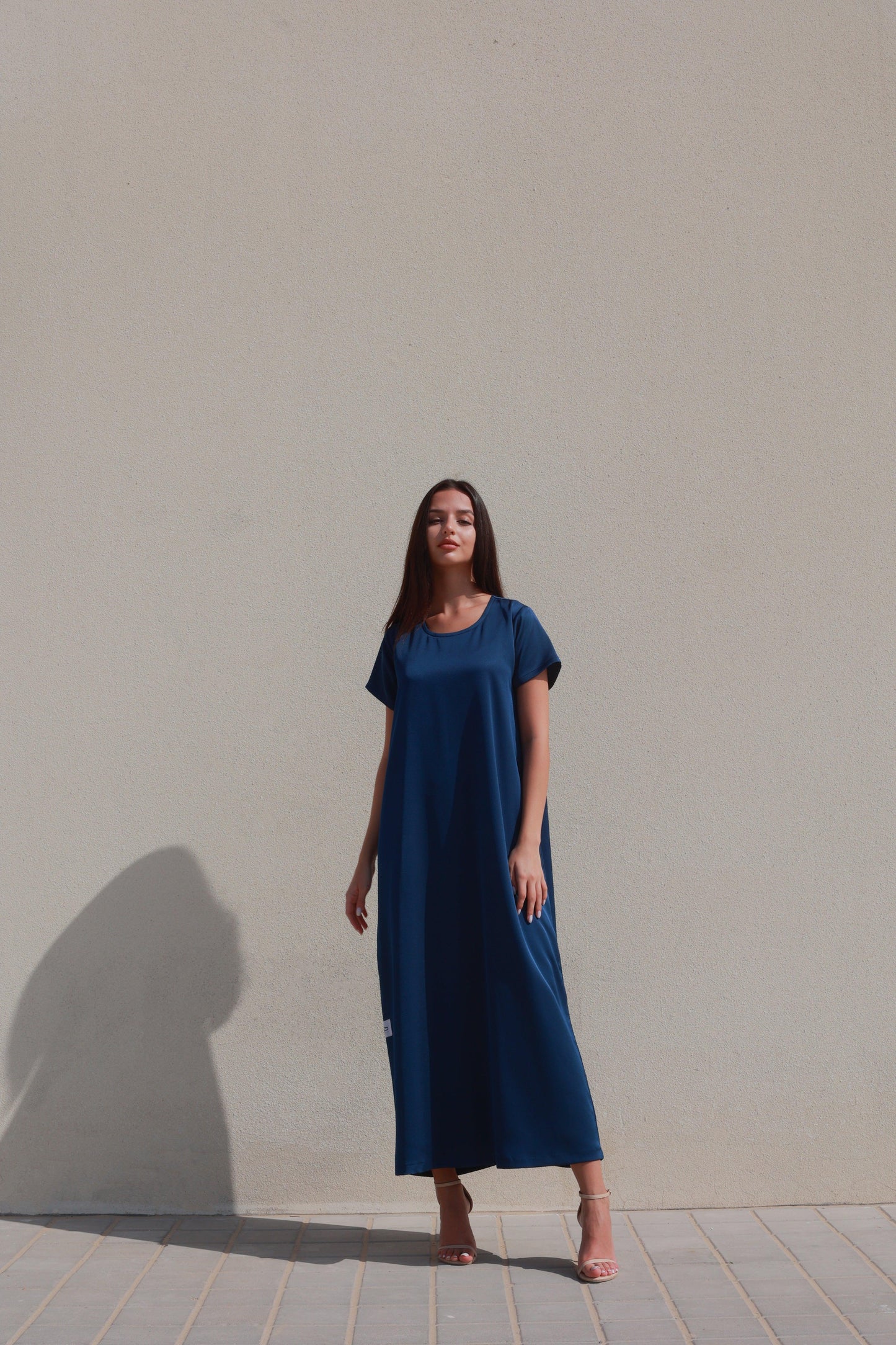 Bousaada Abaya Set - Deep Blue - Hayaa0fficial