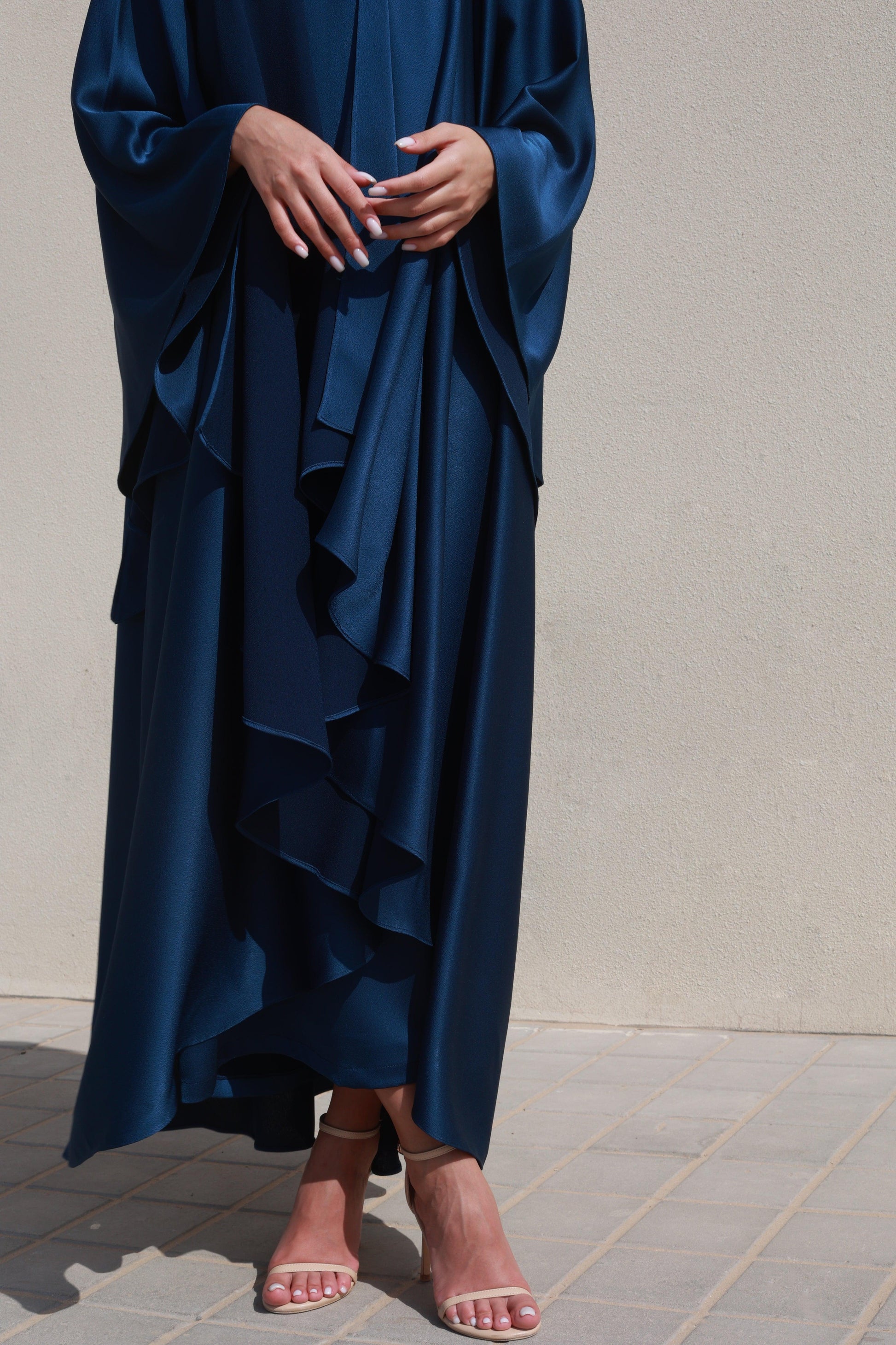 Bousaada Abaya Set - Deep Blue - Hayaa0fficial